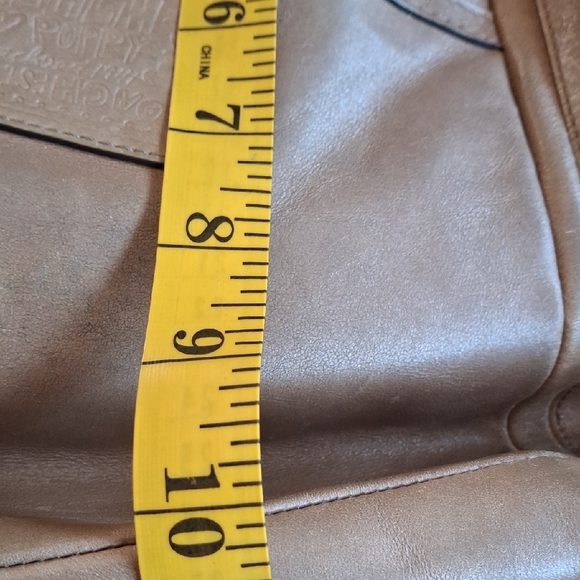 Coach Poppy Tan Leather Shoulder Bag - Picture 9 of 13